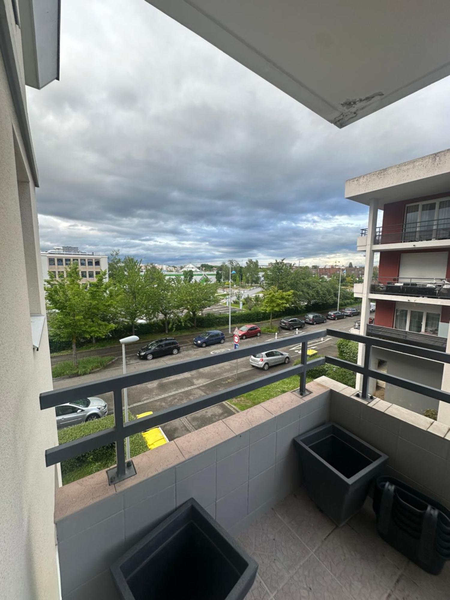 Tres Beau Trois Pieces Avec Vue Degagee Apartamento Estrasburgo Exterior foto